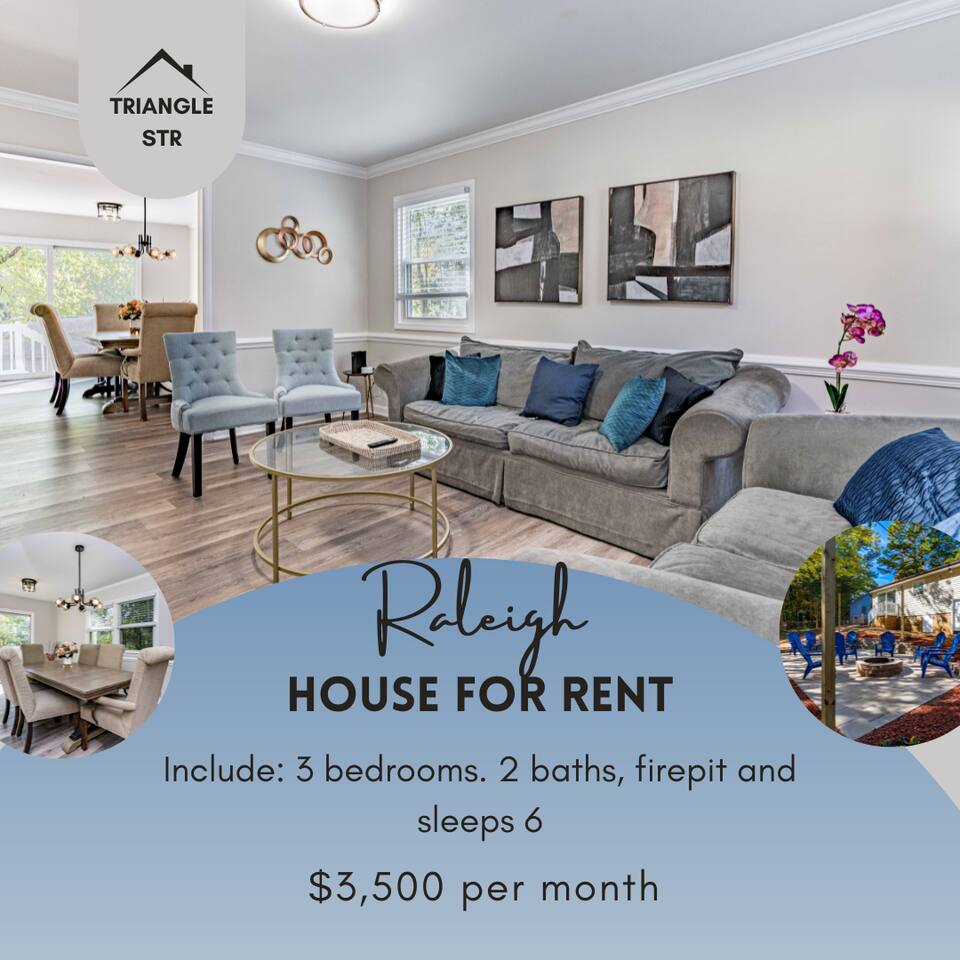 Cute home w firepit & king bed -starts at $3.5k/m