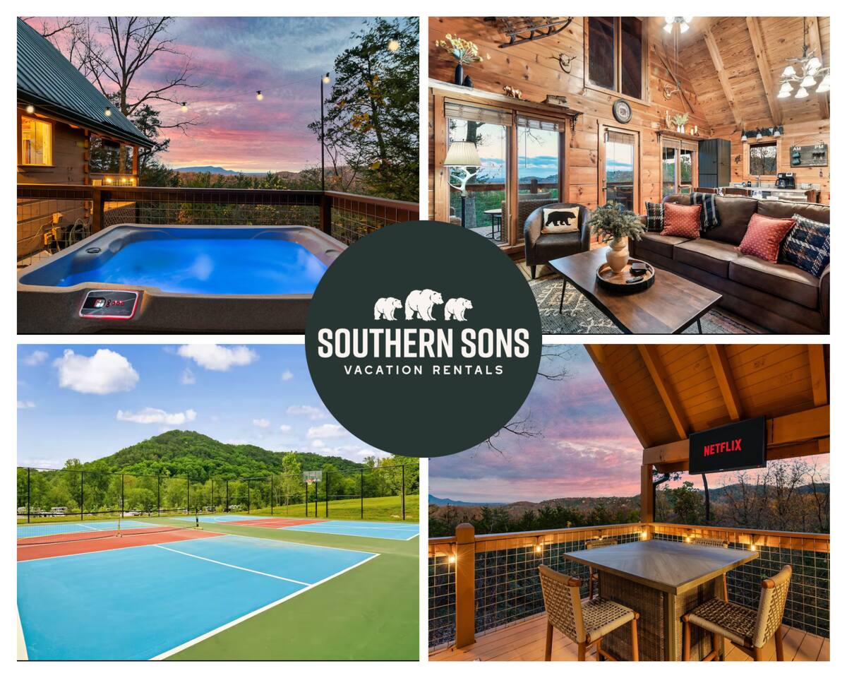 Timber Lodge! Mtn View, Pickleball, Close 2 Dolly!