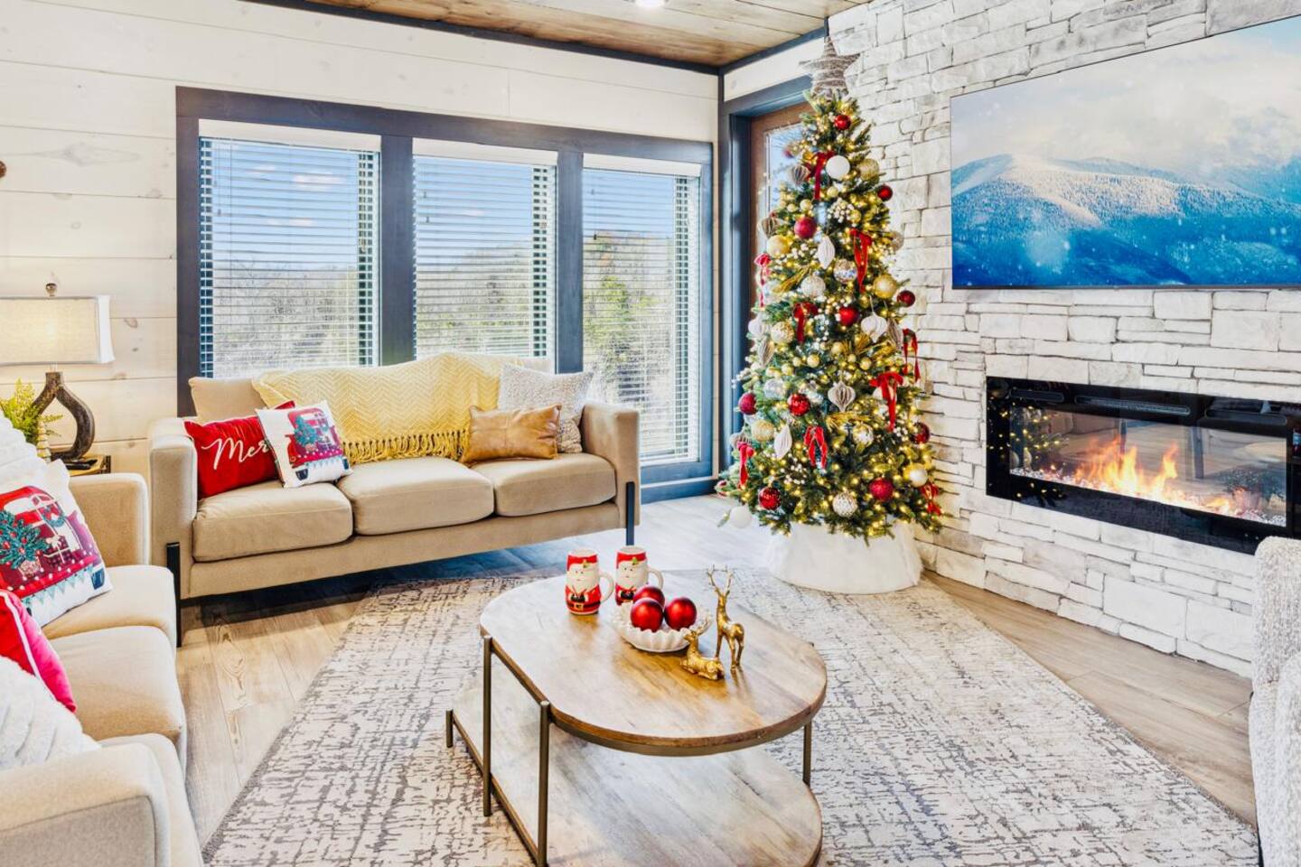 FreeWaterpark, Pool, Theatre, 6BR Lux Cabin for 22