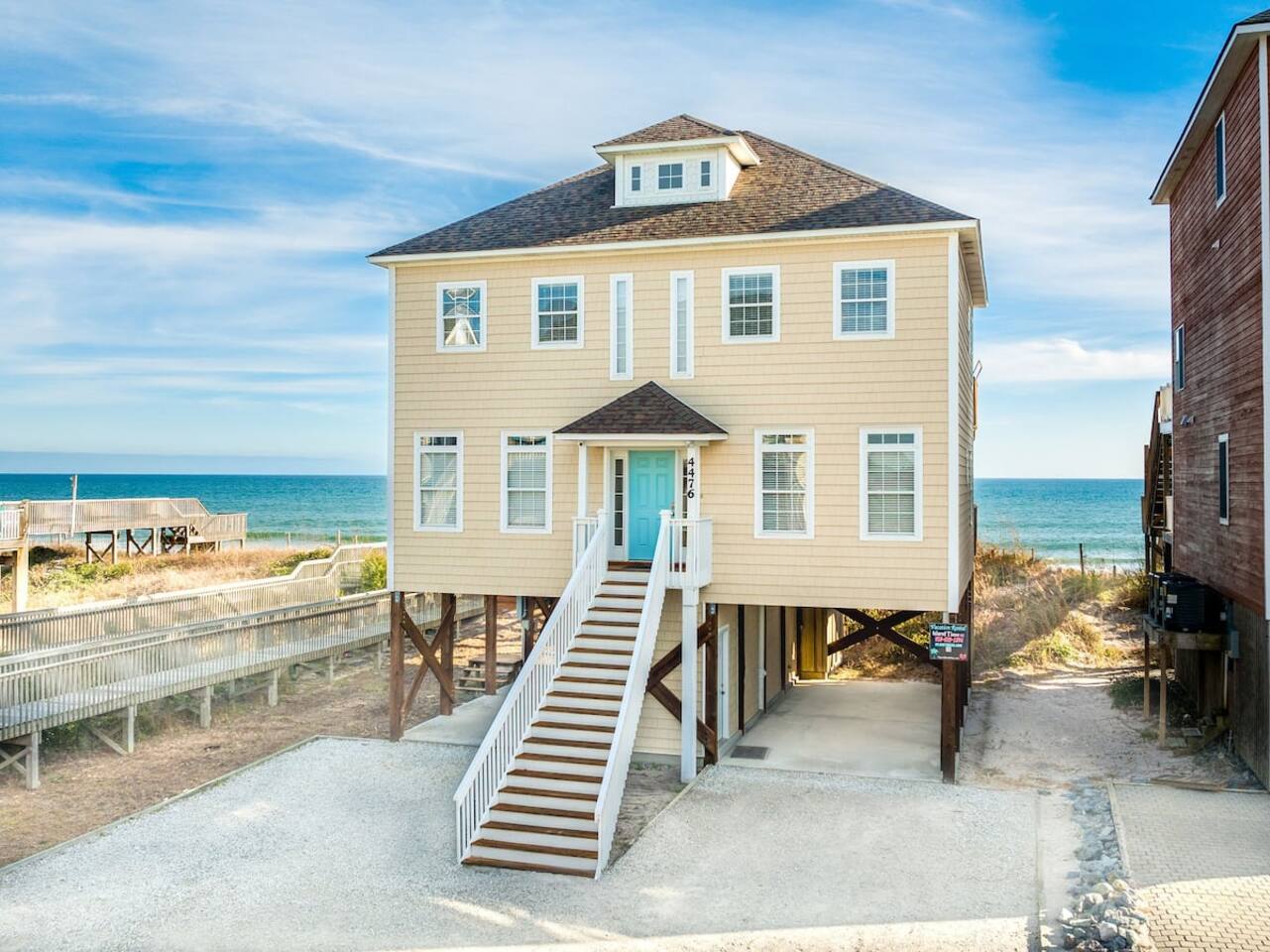 5-BR, 4 Kings, HotTub, OceanFront, Gates, Hammocks