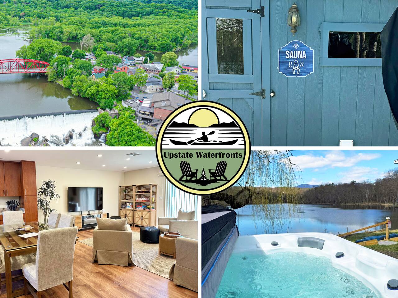 Waterfront 5BR | Hot Tub | Sauna | Fire Pit| Games