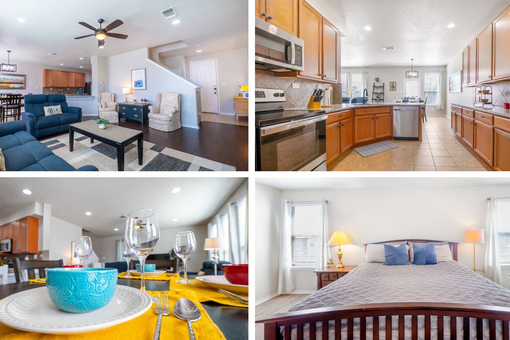 Pet Friendly Comfort Home Near I-10 MTR & King Bed