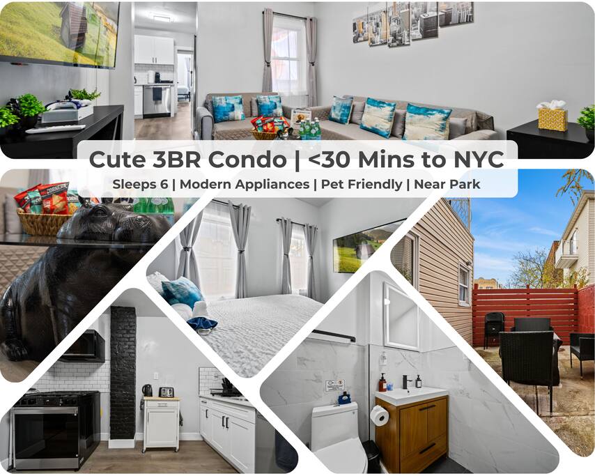 Newly renovated luxury 3BR Condo! 30 mins to NYC - Apartment