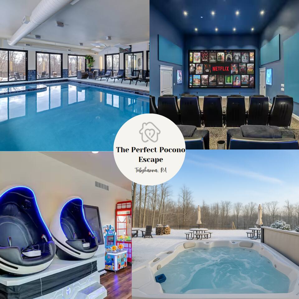 Indoor Pool/Arcade/Theater/HotTub/Pickleball/Trail - Holiday Home