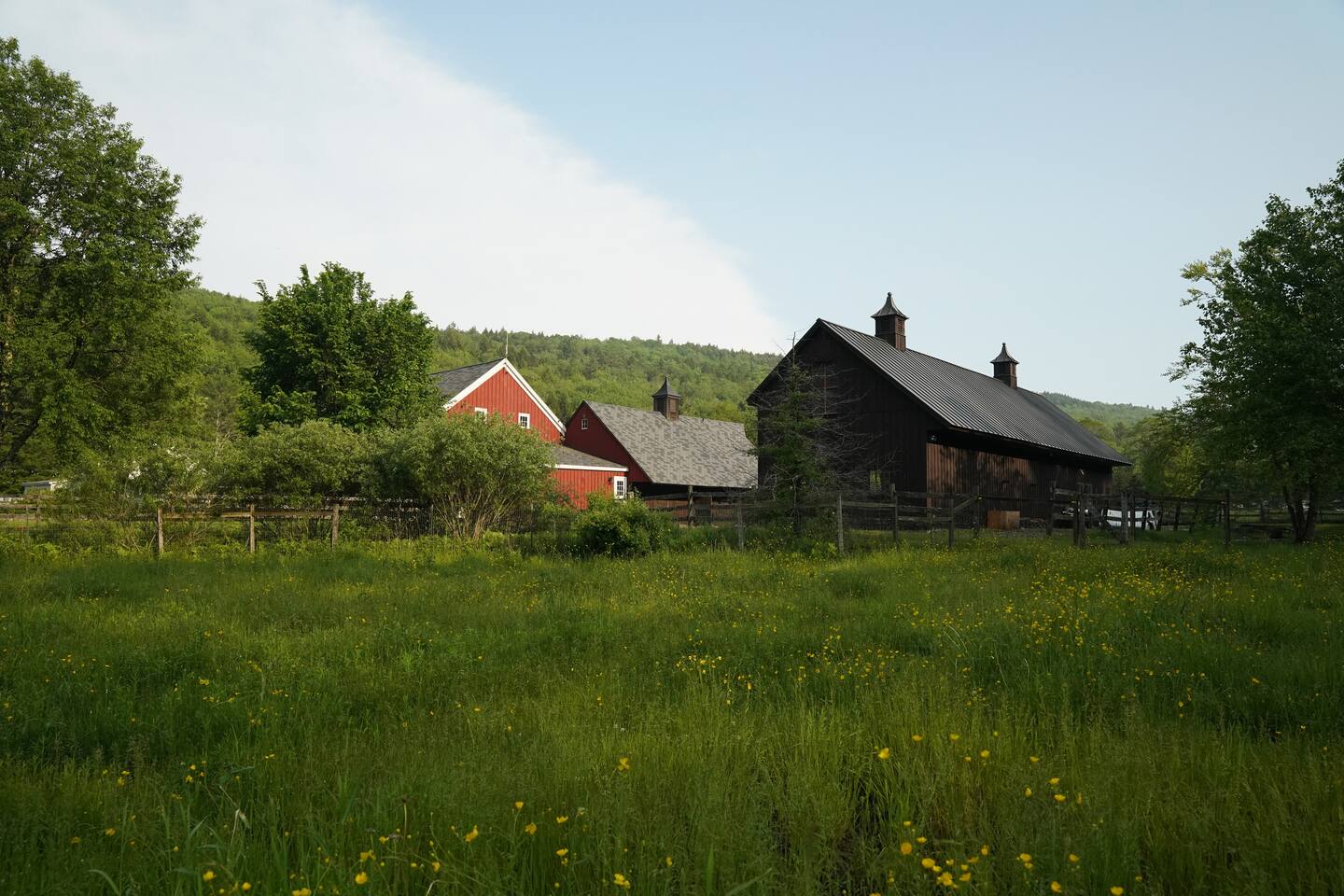 the Maple suite, Green Mountain farm countryside