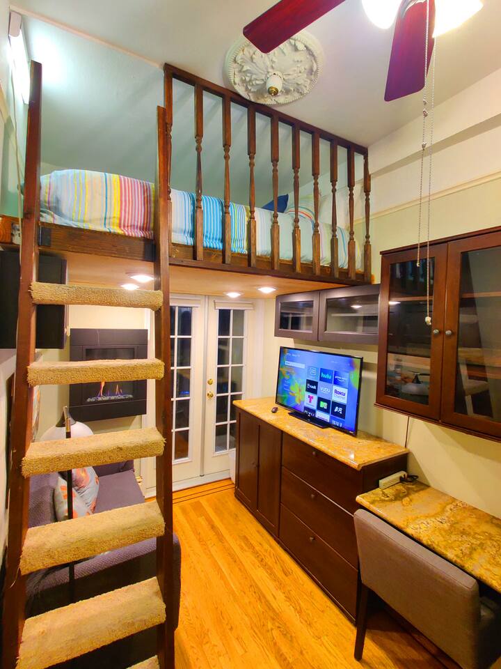 Cozy Loft Bed with Private Bath