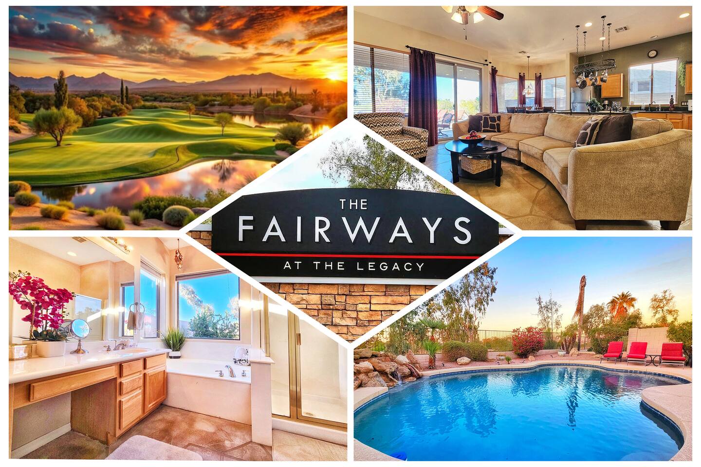Upgraded Golf Oasis, Heated Pool, BBQ Pet Friendly