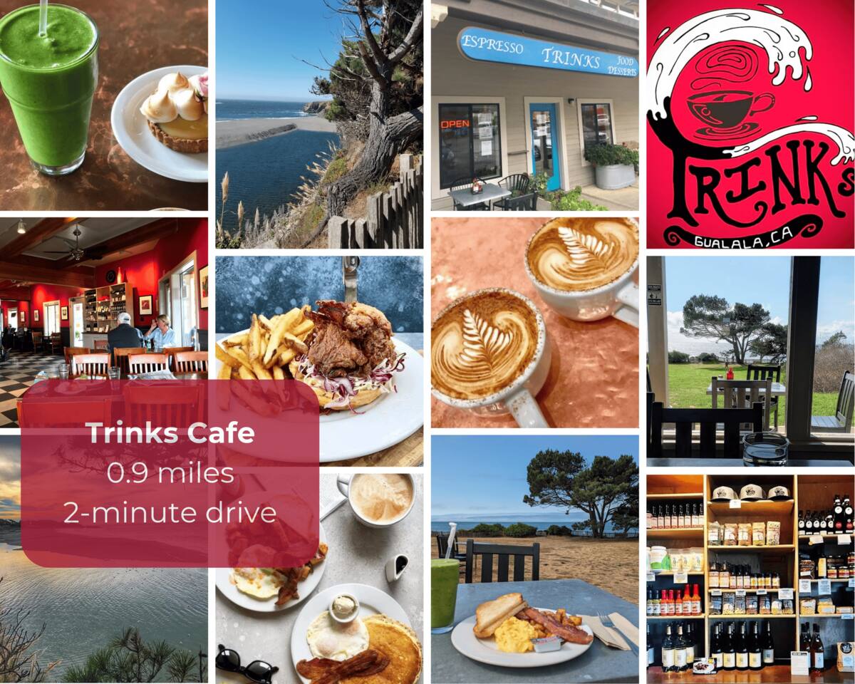 "A hidden gem in a small town! Enjoyed a delicious scone with coffee and stunning views of the Gualala River and sea lions. A must-stop!" - Noa