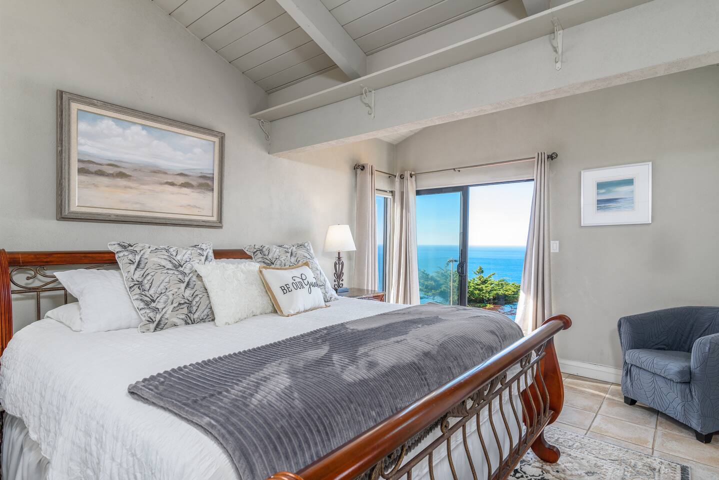 Sink into luxury with a spacious king-sized bed, designed for ultimate comfort and a restful night's sleep.