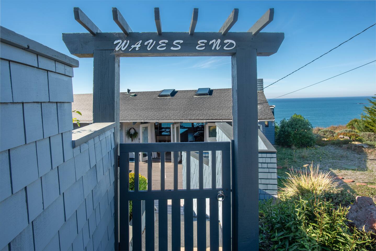 Pass through the iconic "Waves End" archway and enter your own private coastal retreat.