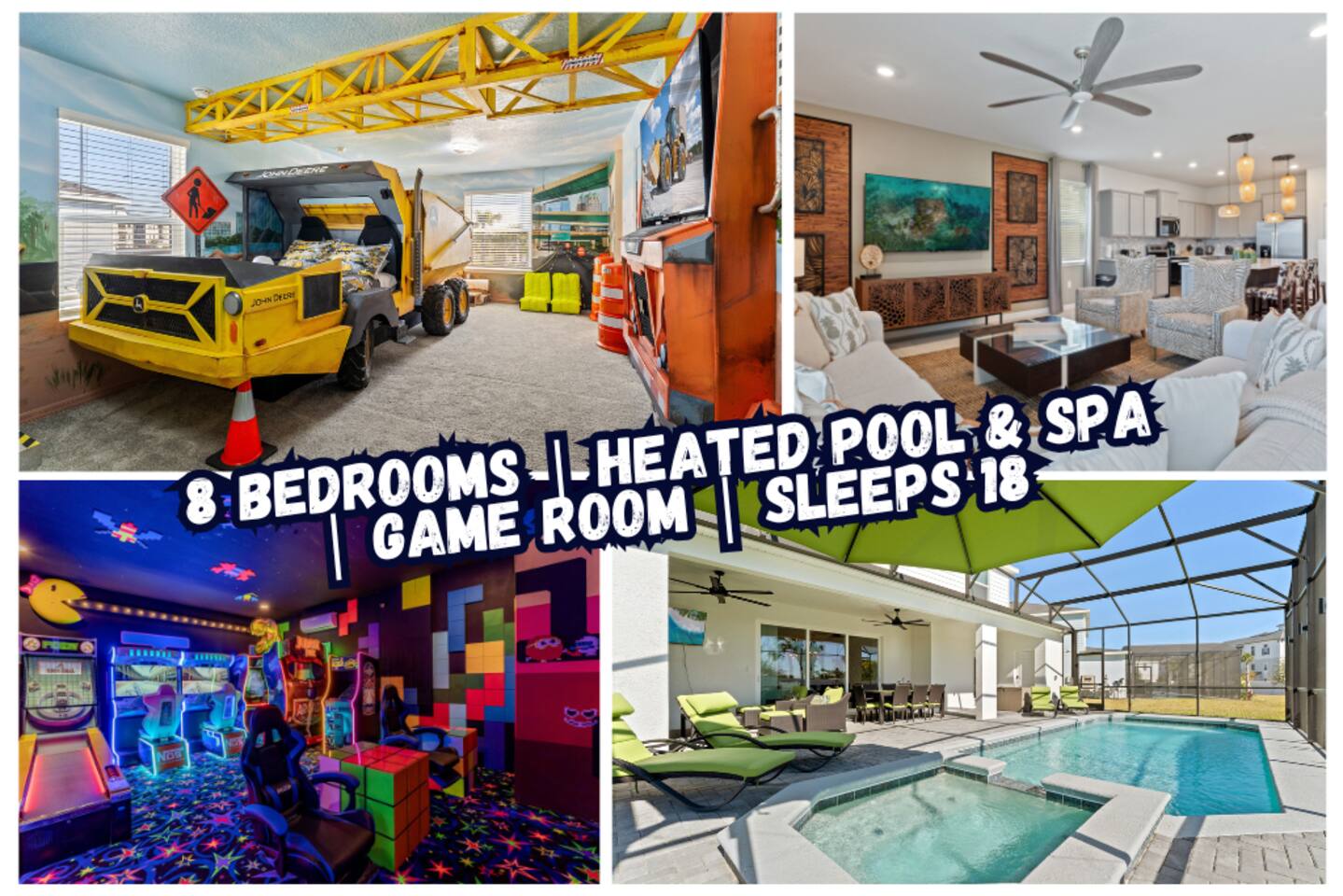 NEW| Disney Theme | Heated Pool