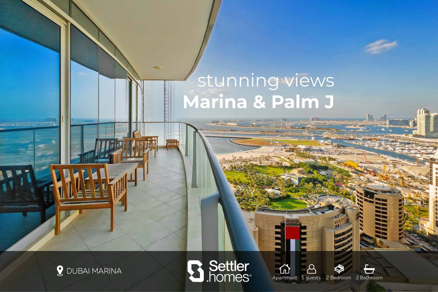 SettlerHomes | FIRST CLASS JBR Stay | High-Floor