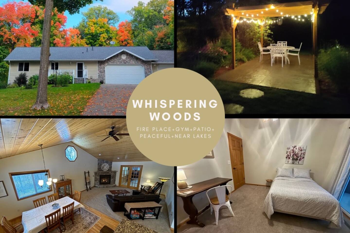 Tranquil Country Getaway-fitness space+near lakes