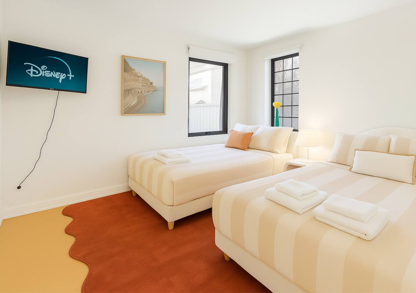 Bedroom three — queen plus double, sleeps four