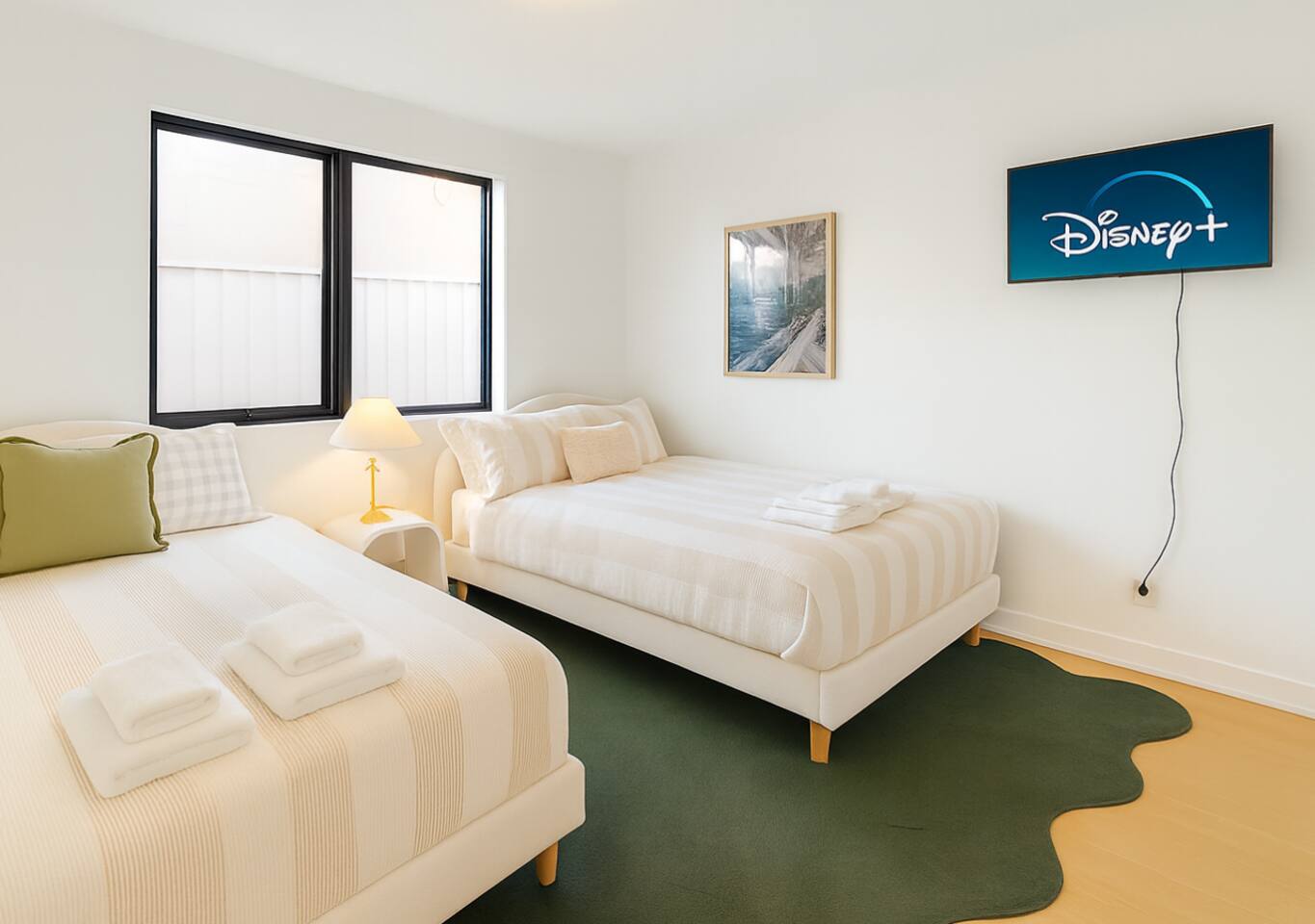 Bedroom two — queen plus double, sleeps four