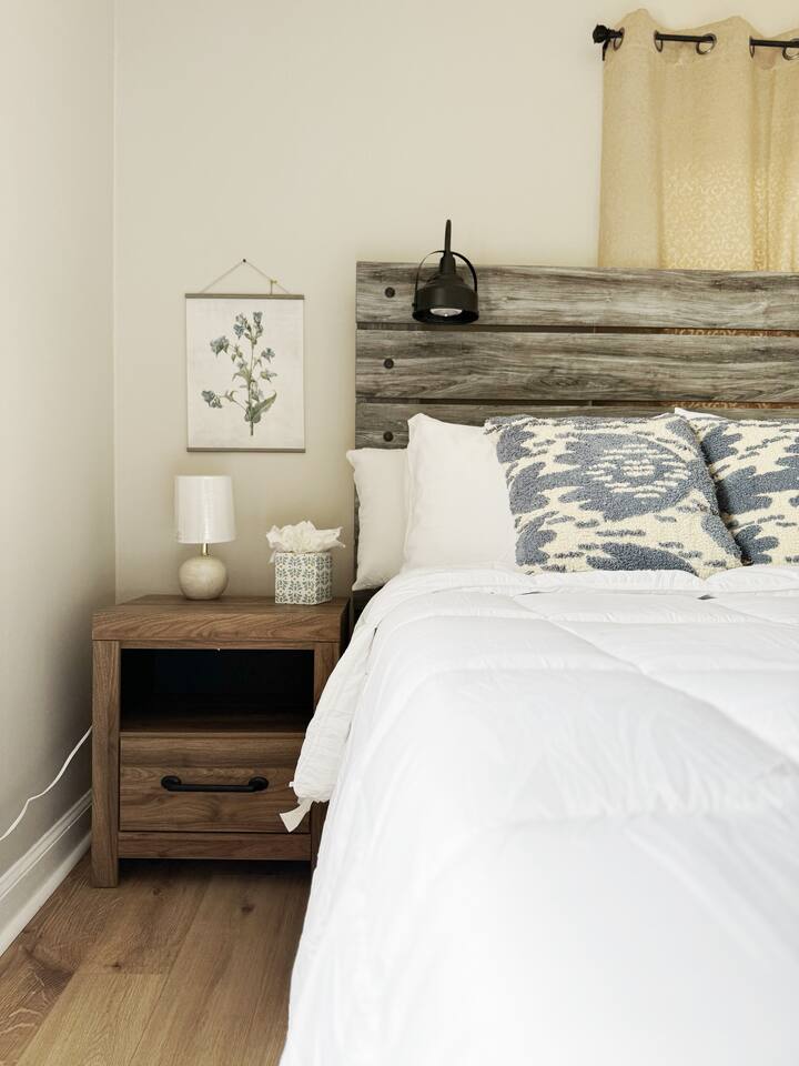 Spring Street Suites D | QUEEN 3BD/1BA Stylish Apt