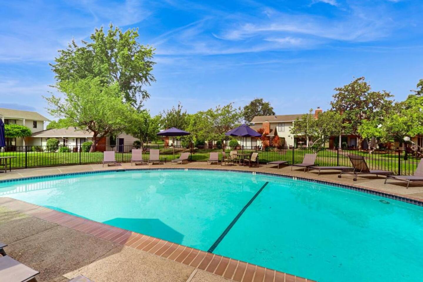 Dive into paradise! Sparkling pool, lush surroundings, and ultimate relaxation await!