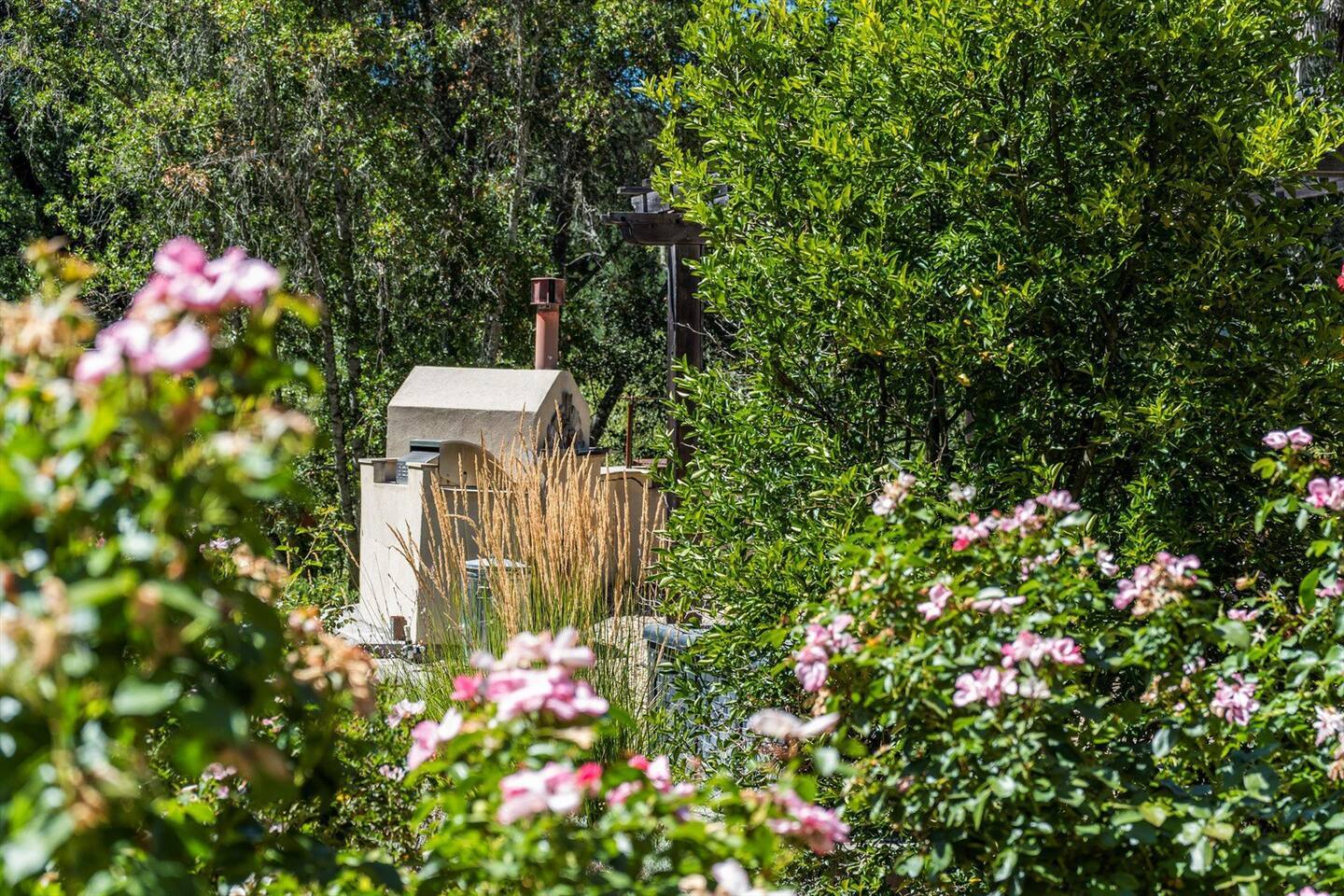 Immerse yourself in the beauty of vibrant, blooming flowers that surrounds the property, creating a colorful paradise that enhances the tranquil atmosphere of your stay.