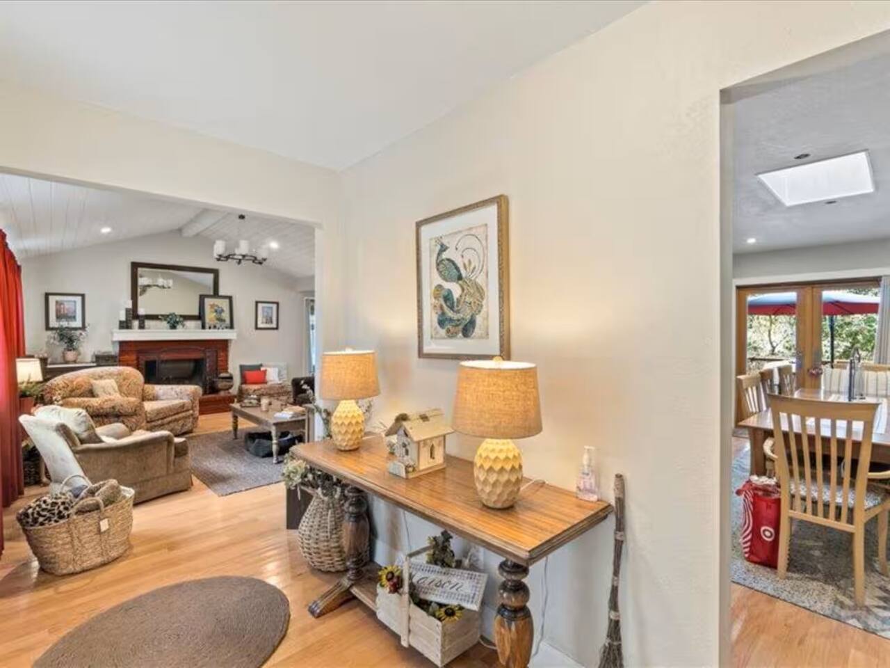 This charming home offers a cozy retreat, inviting you to unwind and enjoy a serene, peaceful stay.