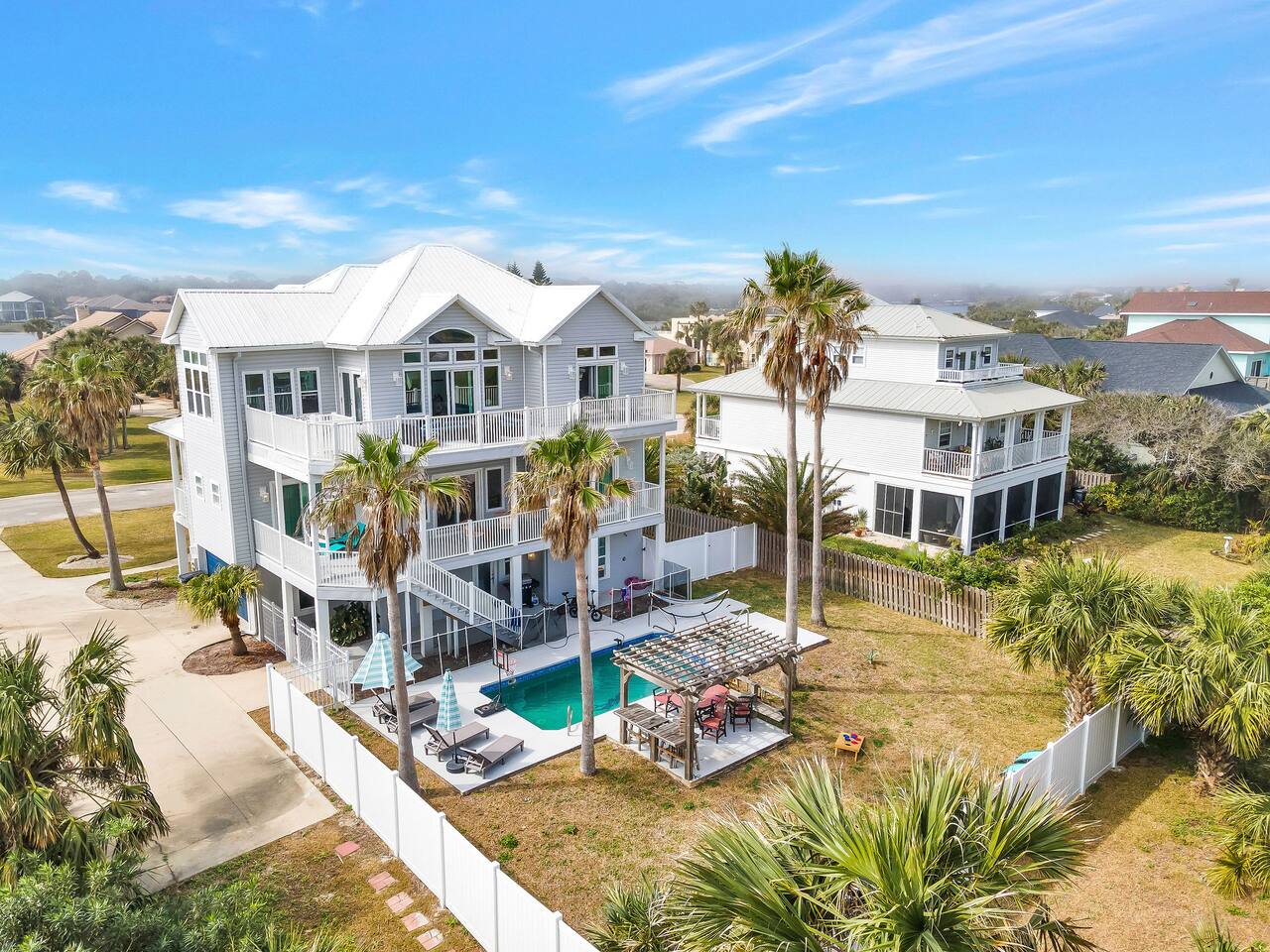 3-Story Beachfront Retreat | Heated Pool