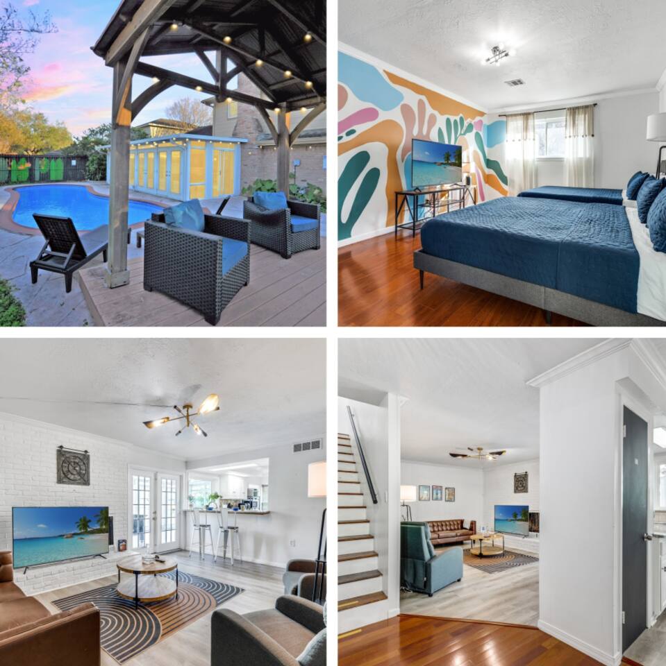 5 BR -Pool Retreat with Sunroom near Galleria