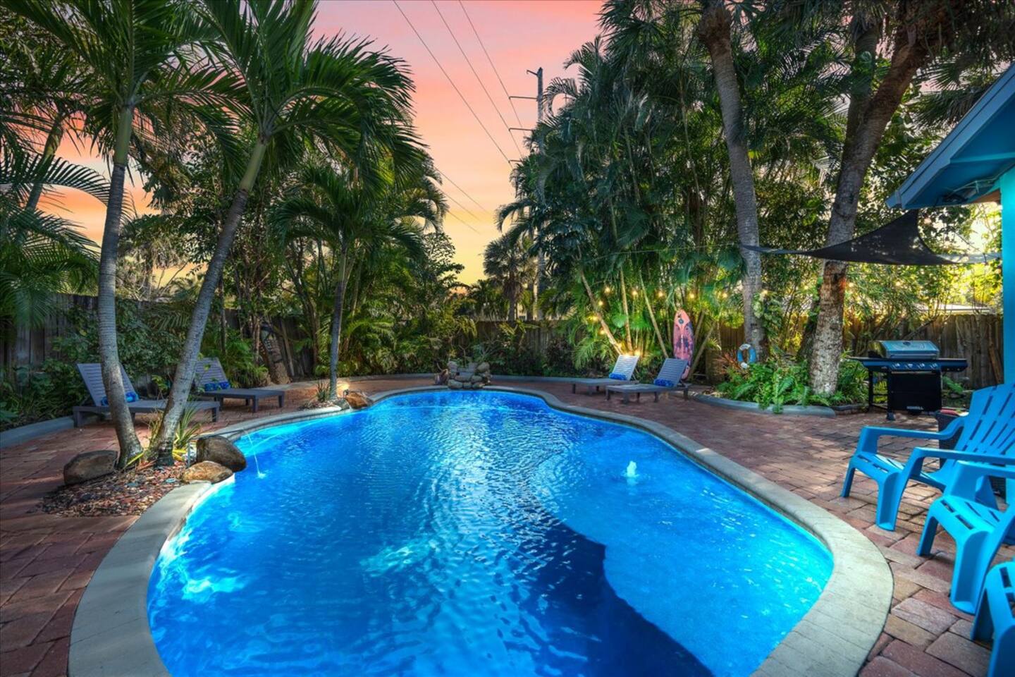 4/4 Home w/ Pool & Hot Tub – Steps from the Beach!