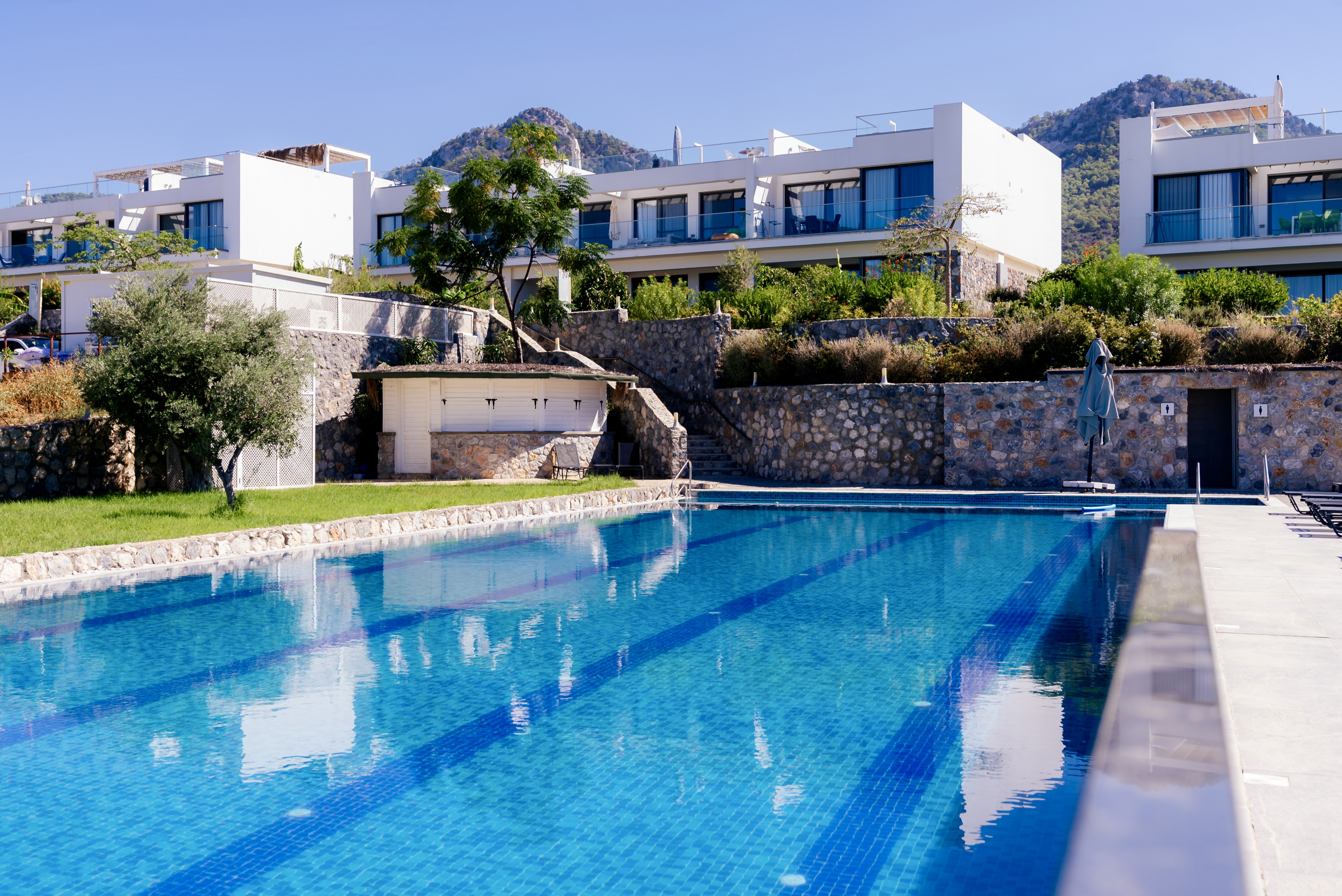 Aqua West | Spa & Pool · Terrace · Eagle's Nest Restaurant · Beach