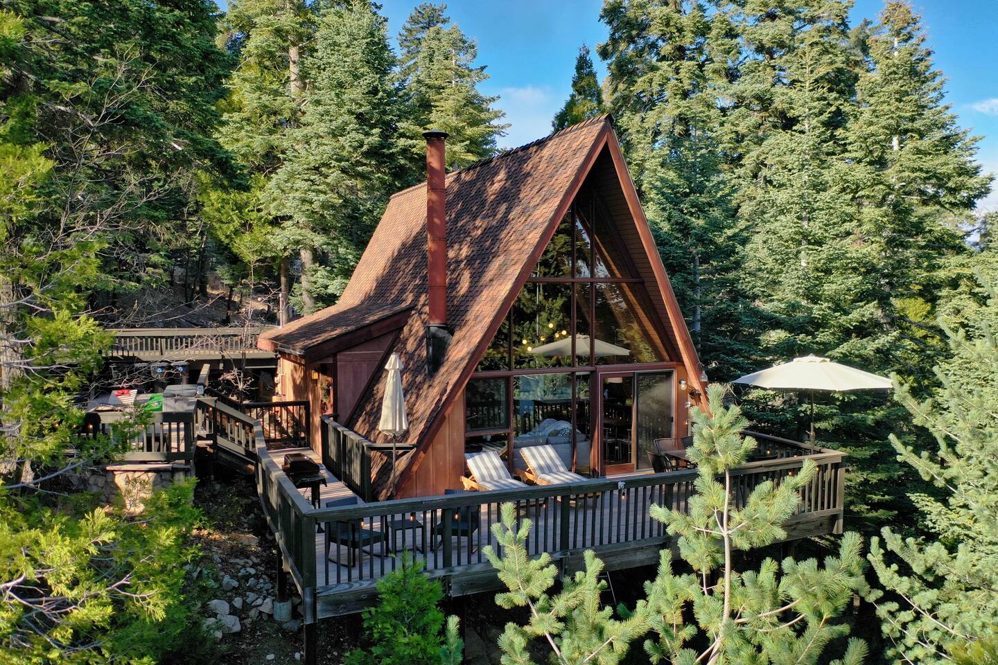 Tranquil Pines | Mid-Century Modern A-Frame