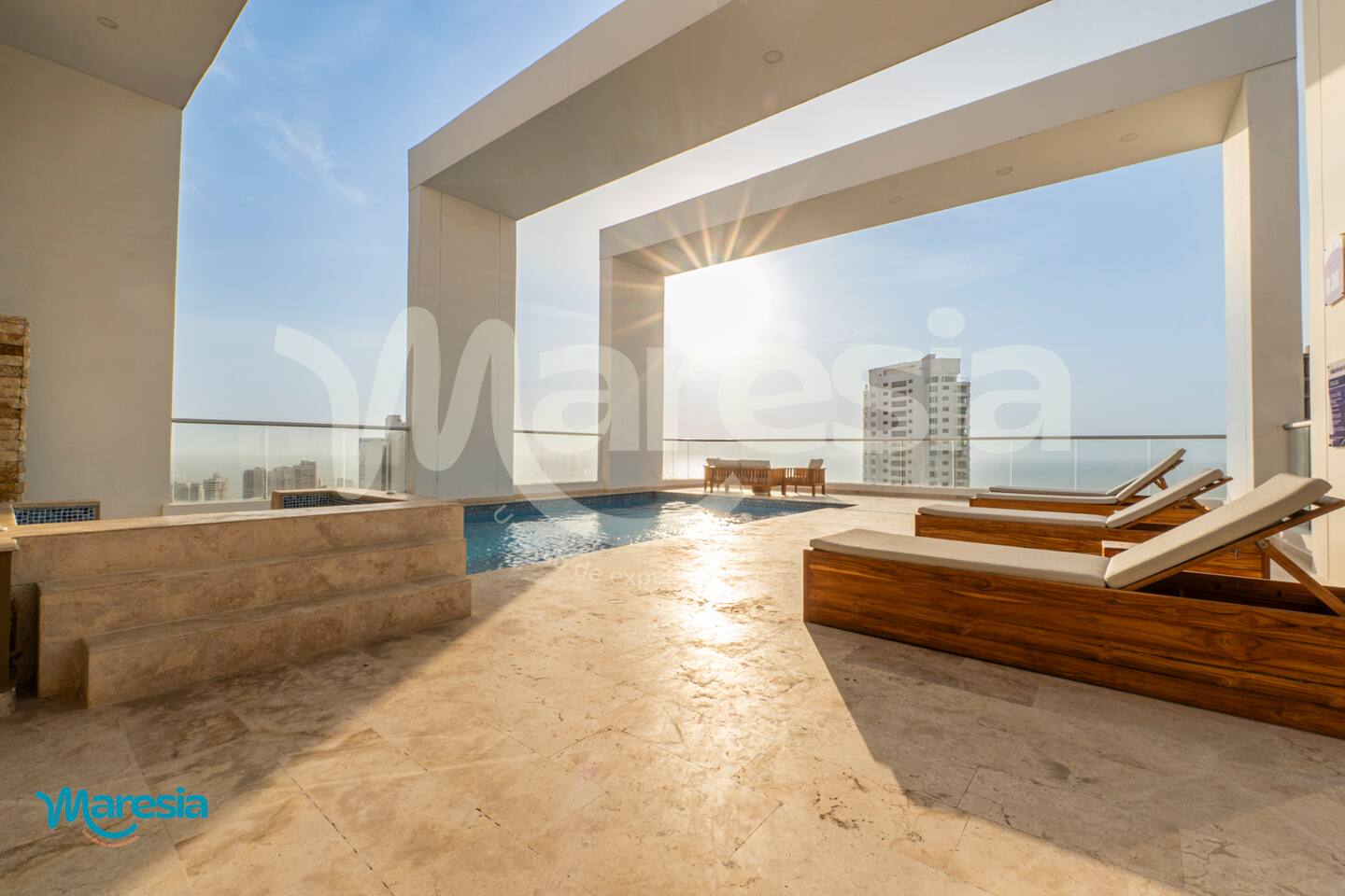 Luxury Duplex with Pool, Sunset Views, & Comfort