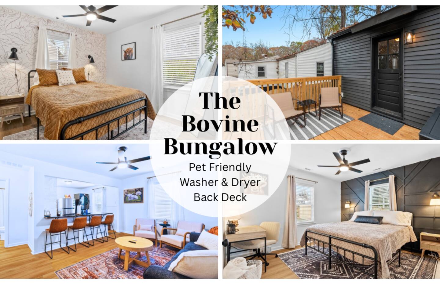 The Bovine Bungalow- Pet Friendly!
