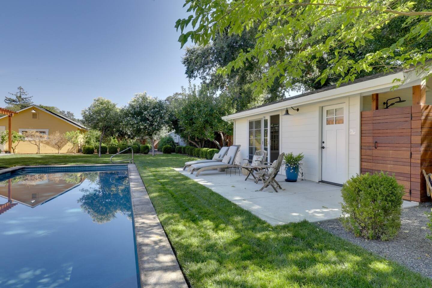 Kick back on sun loungers and soak up the sunshine in style. 