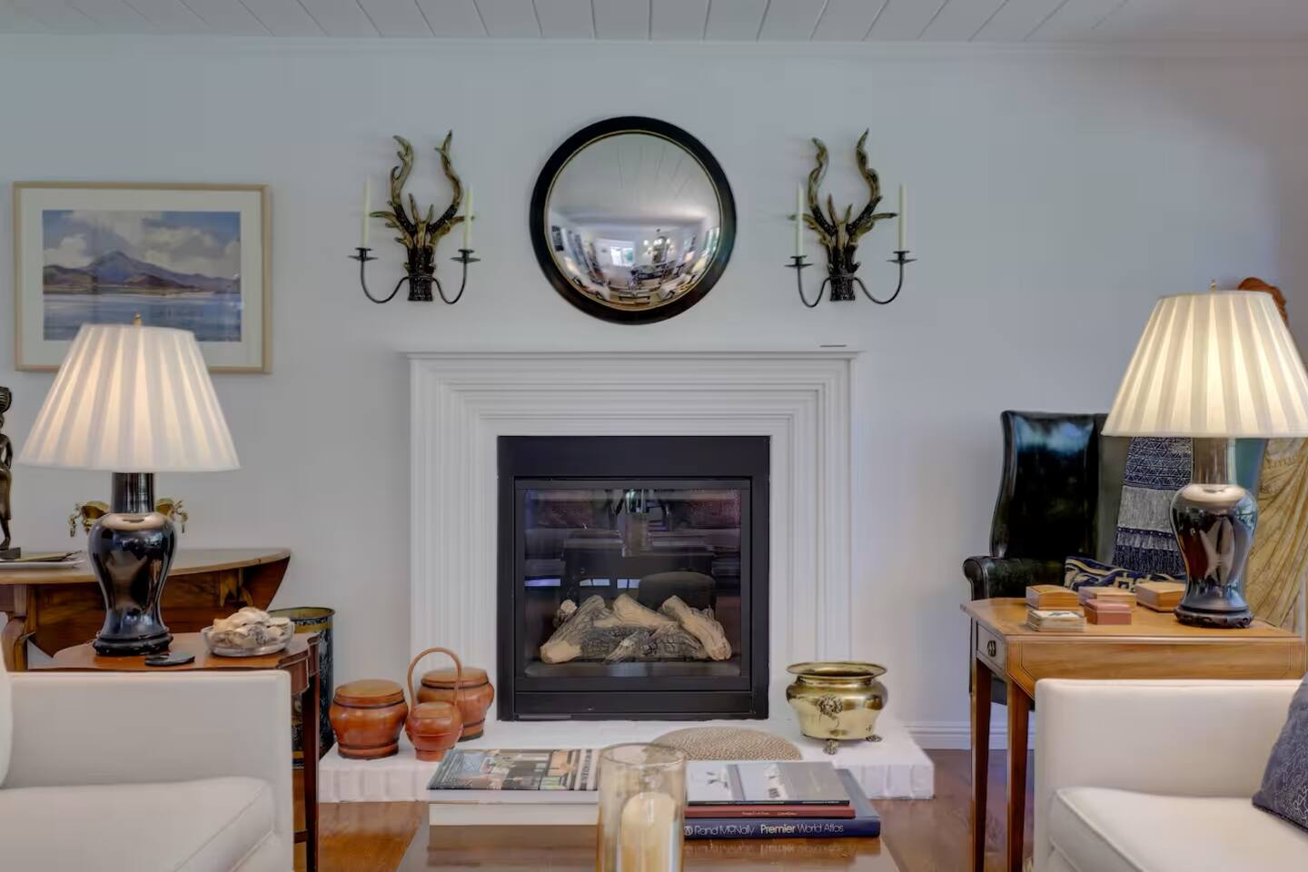 Living Room 1 is a welcoming space to gather, relax, and share stories with loved ones.