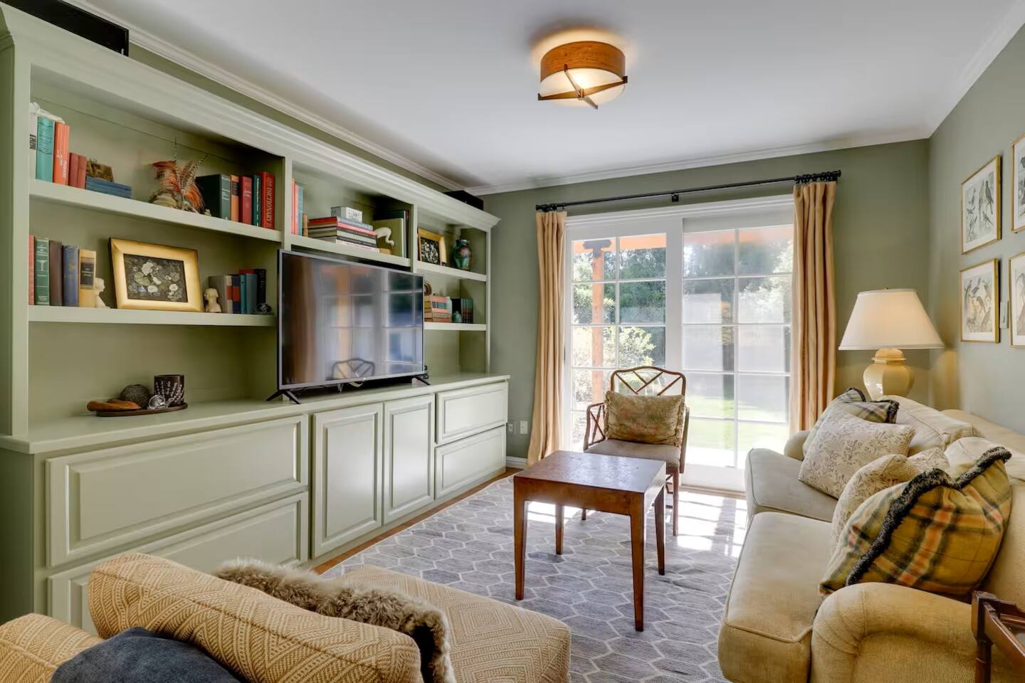 Kick back and unwind in the TV room, complete with a smart TV for movie nights and streaming your favorites.