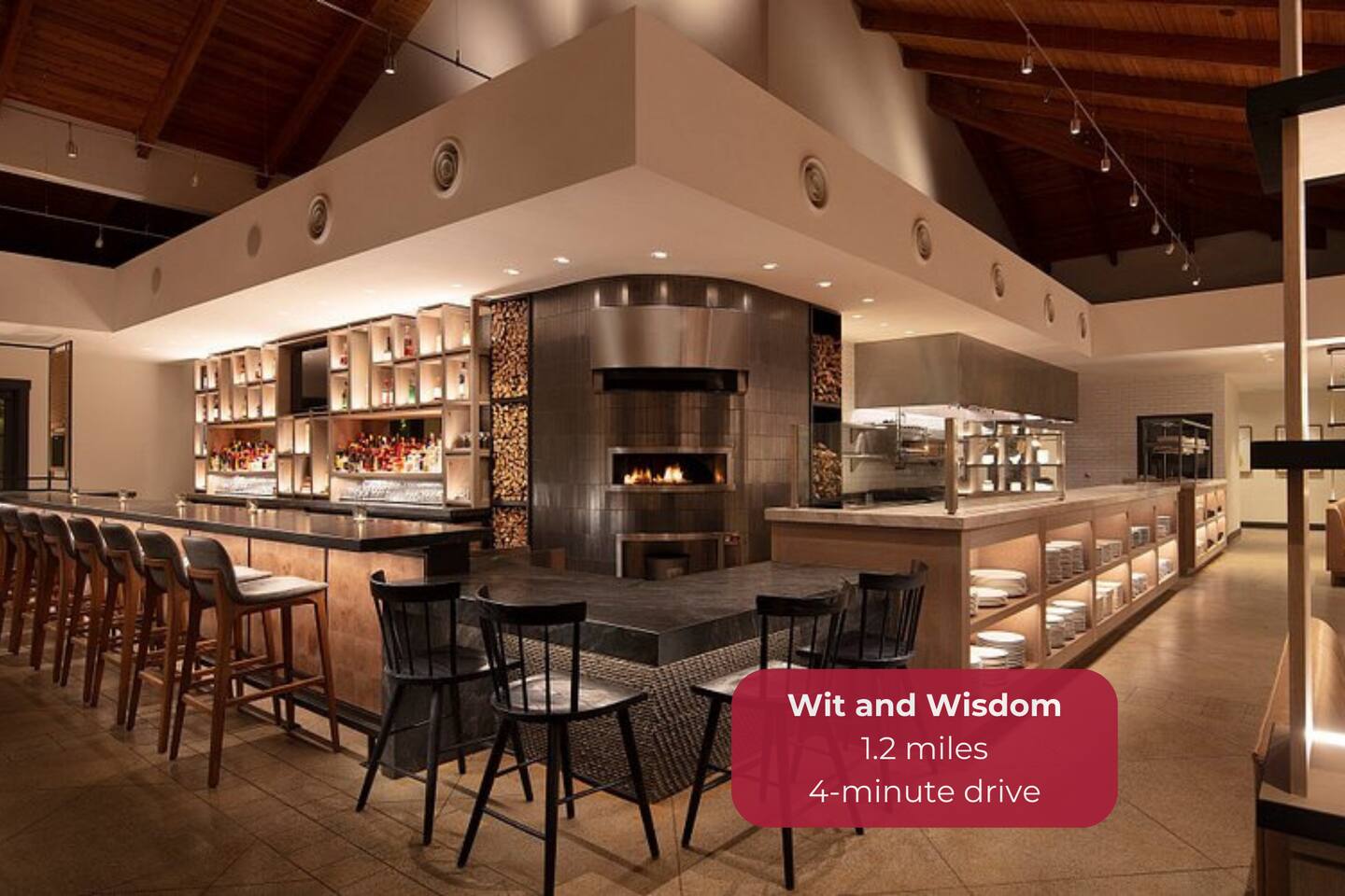 Savor exceptional wine-country dishes in a sophisticated setting