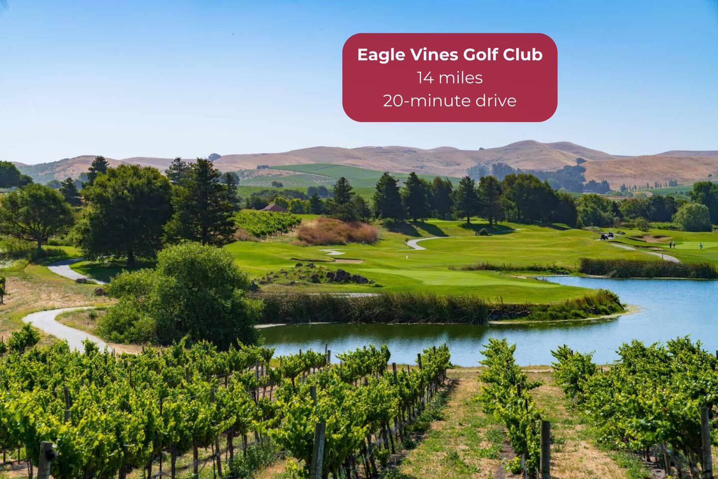 A beautiful, relaxing golf experience in the heart of wine country.