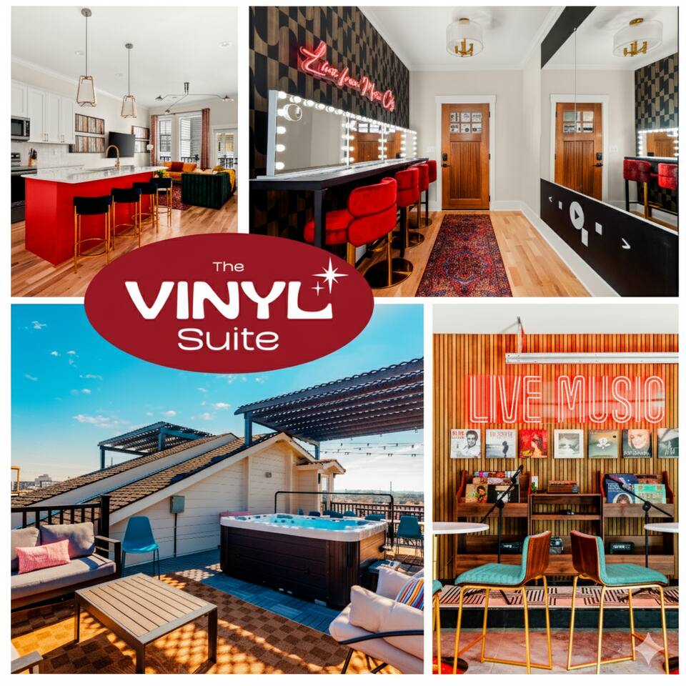 Hot Tub | Rooftop | Karaoke | Glam Stations