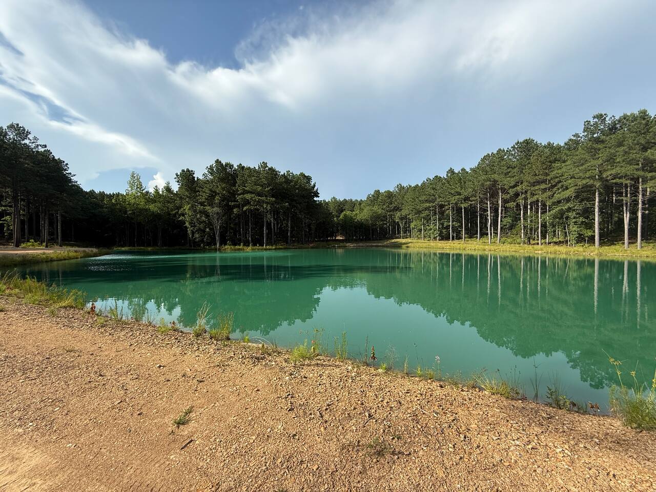 Beautiful water for picture perfect views and to use the provided paddles boards in!