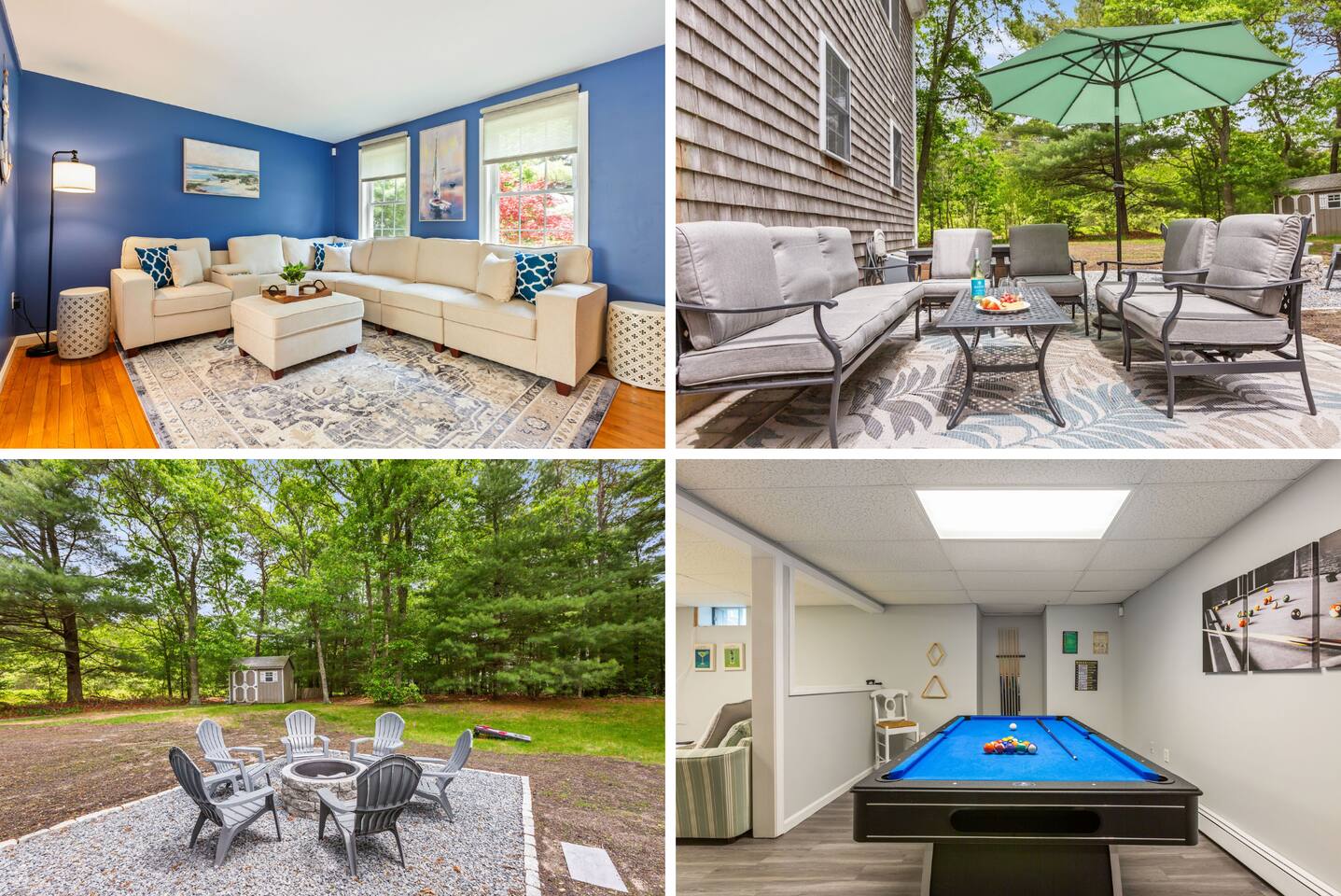 Great Location- Spacious Patio, Firepit, Game Room