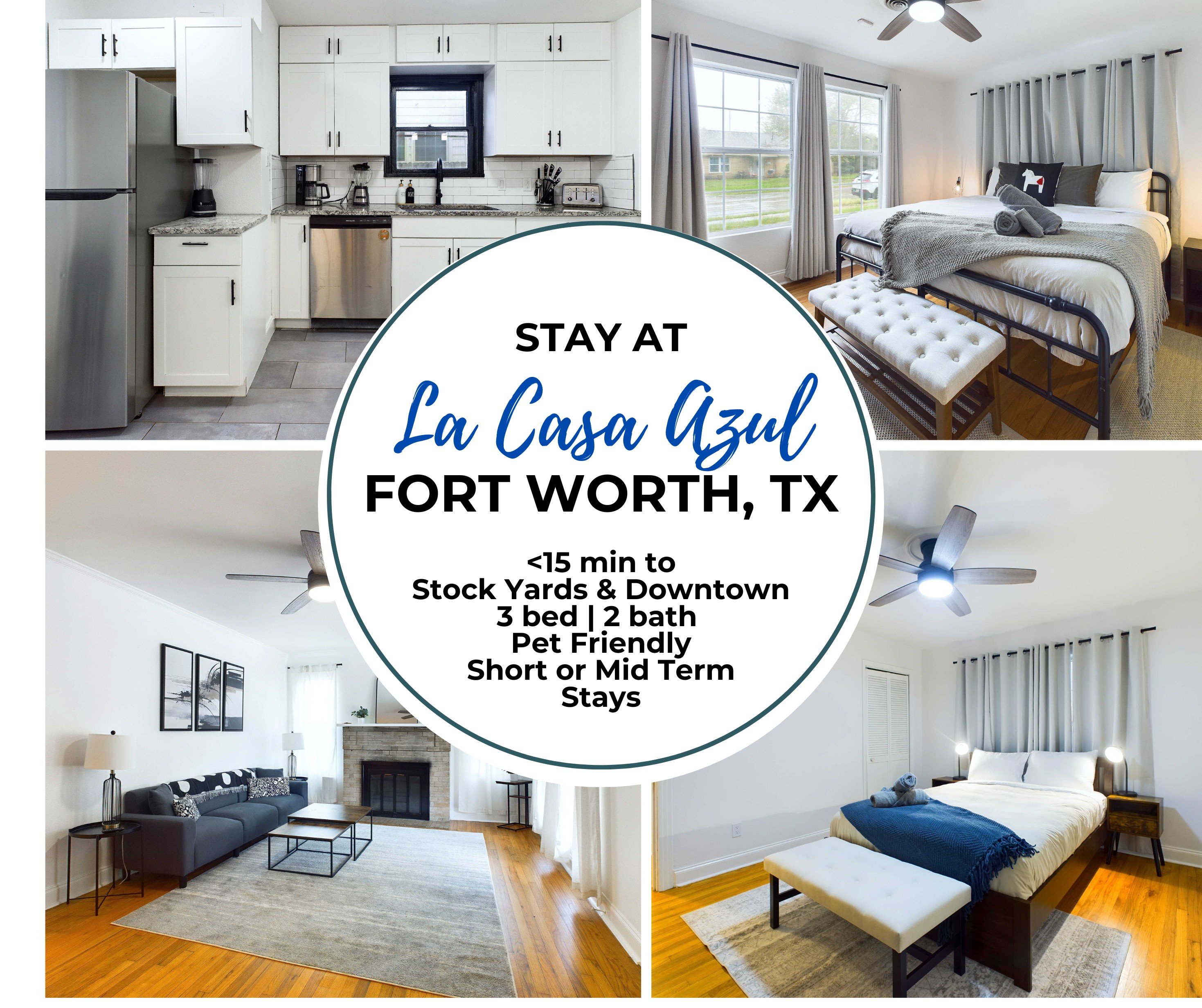 La Casa Azul Ft. Worth Near Downtown & Stockyards