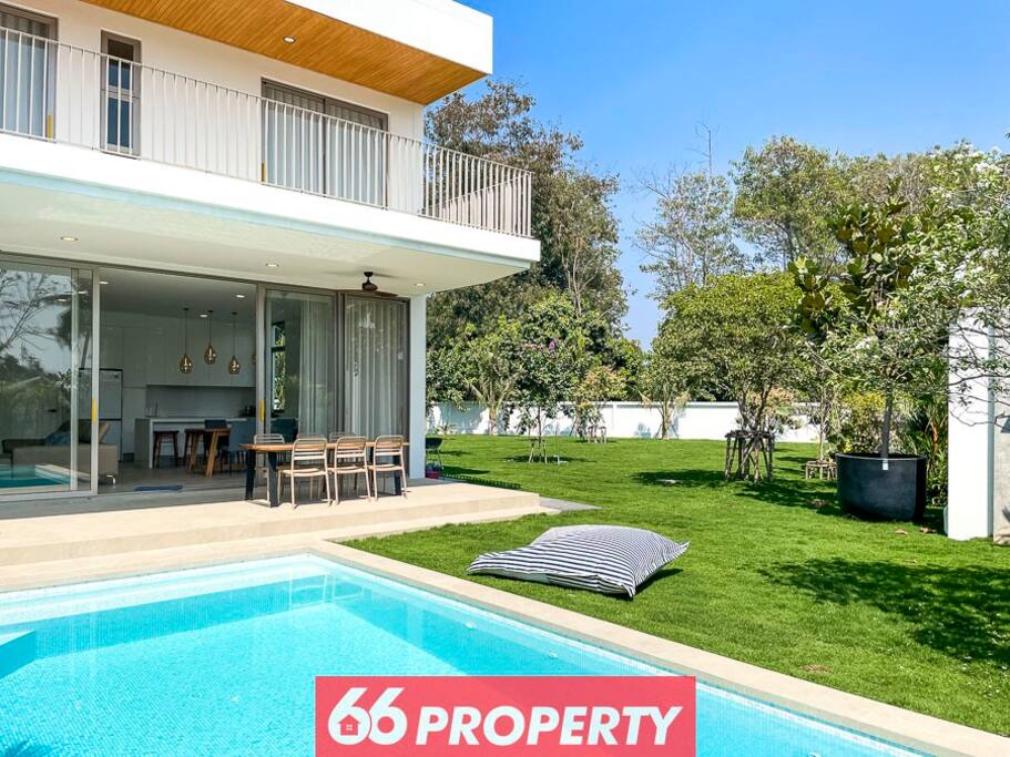 Minimal Luxury Villa HUGE Garden. 10 min to Nimman