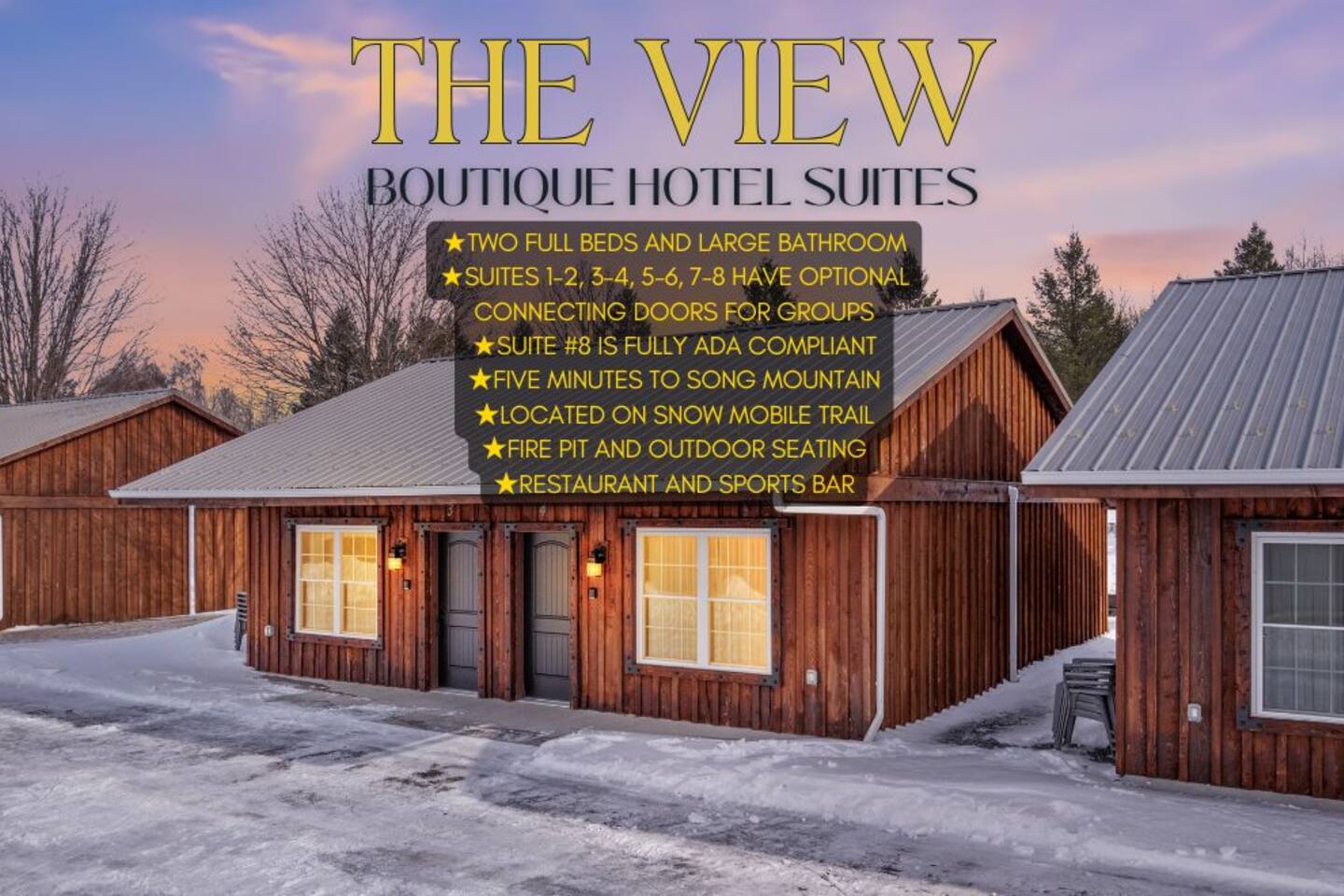 Golf, Outdoor Bar, Restaurant - The Tranquil Cabin