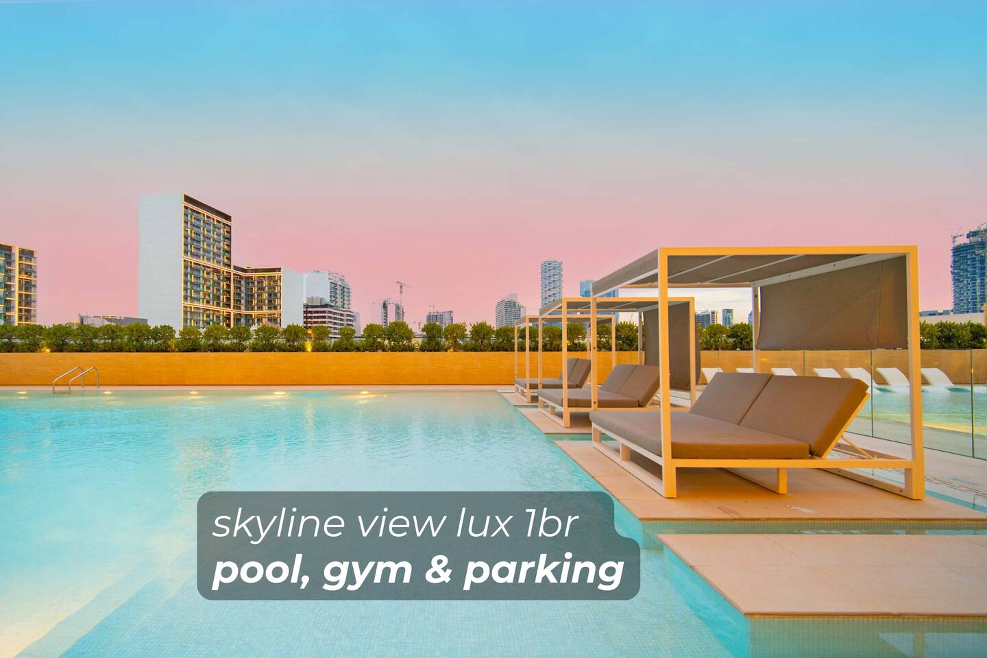 Skyline Views & Calm Nights | 1BR JVC + Baby Gear