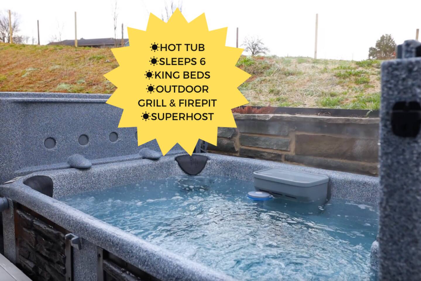 3 King Bd with Hot Tub & Minutes to Dollywood!