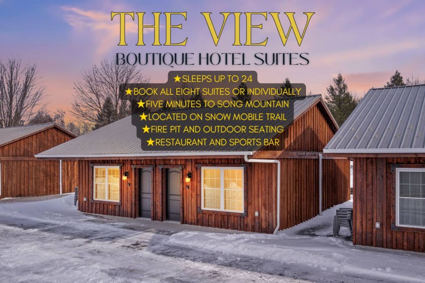 8 Boutique Suites | Perfect for Groups & Events