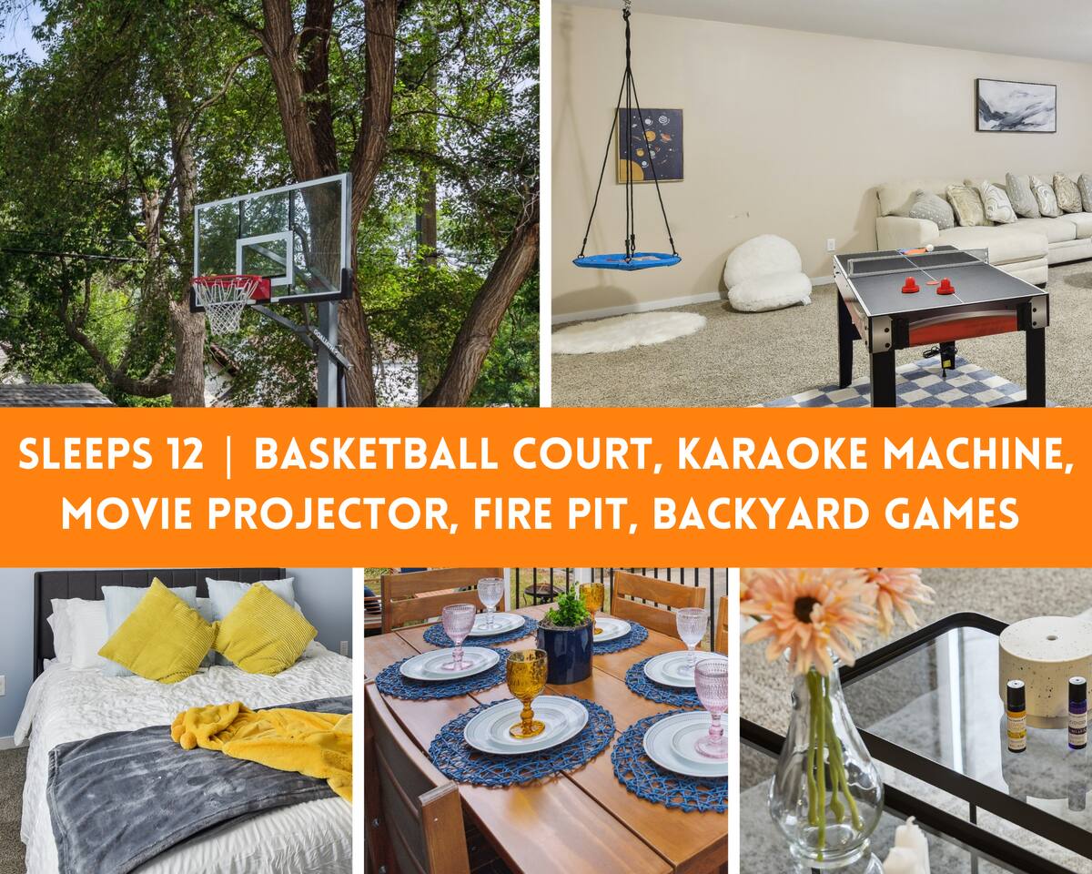 Sleeps 12 | Basketball Court | Basement Game Room — photo 1