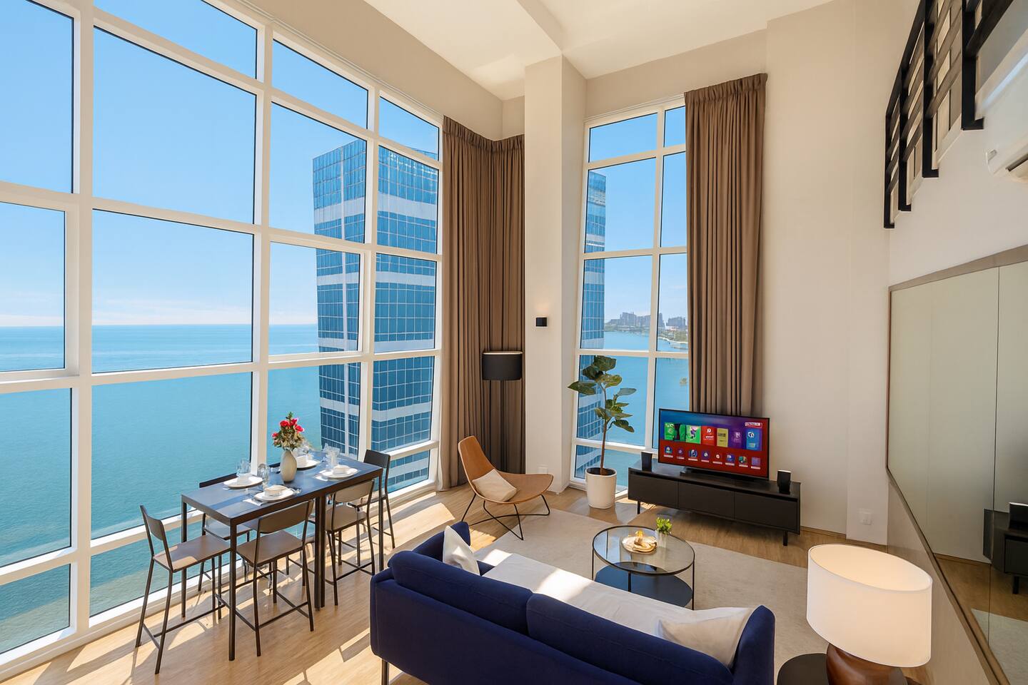 【SeaView】High Floor 2BR Duplex SeaFront-Town 21 - Apartment
