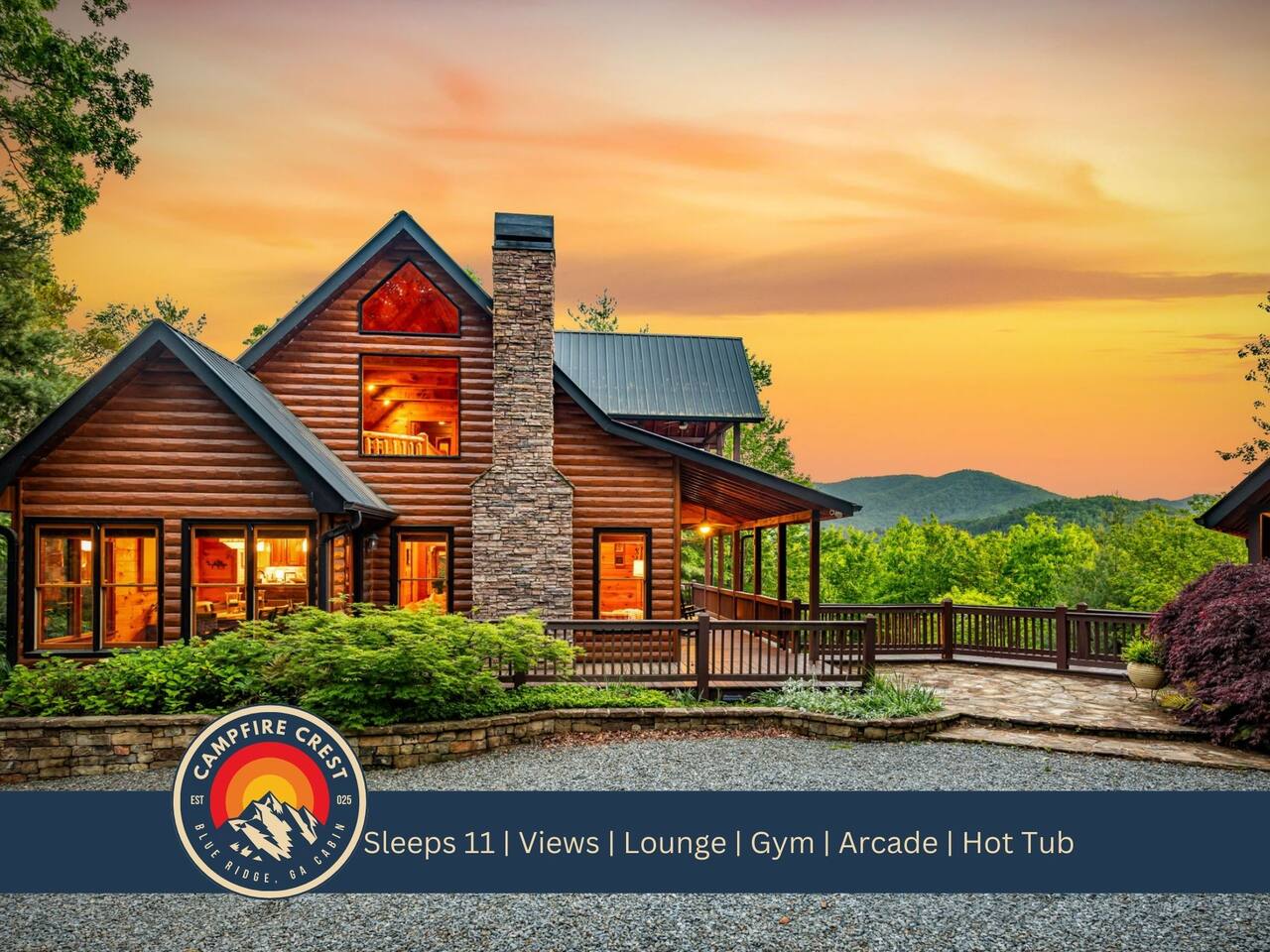 Campfire Crest: Blue Ridge, GA Summer Camp Vibes!