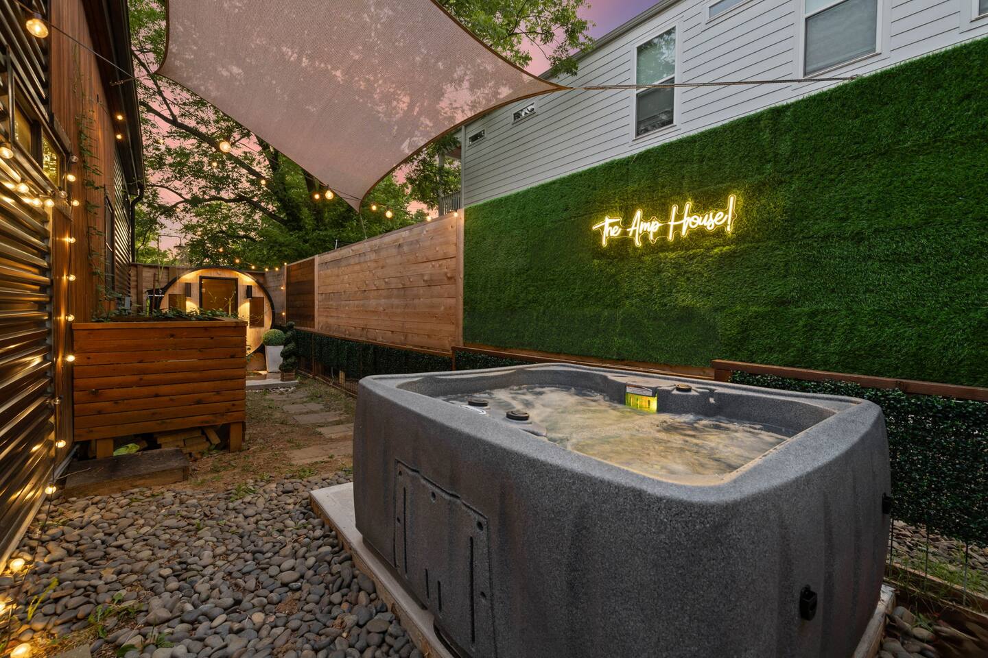 NWA Retreats: Netflix's Famous Tiny House Downtown Fayetteville I Hot Tub & Theater