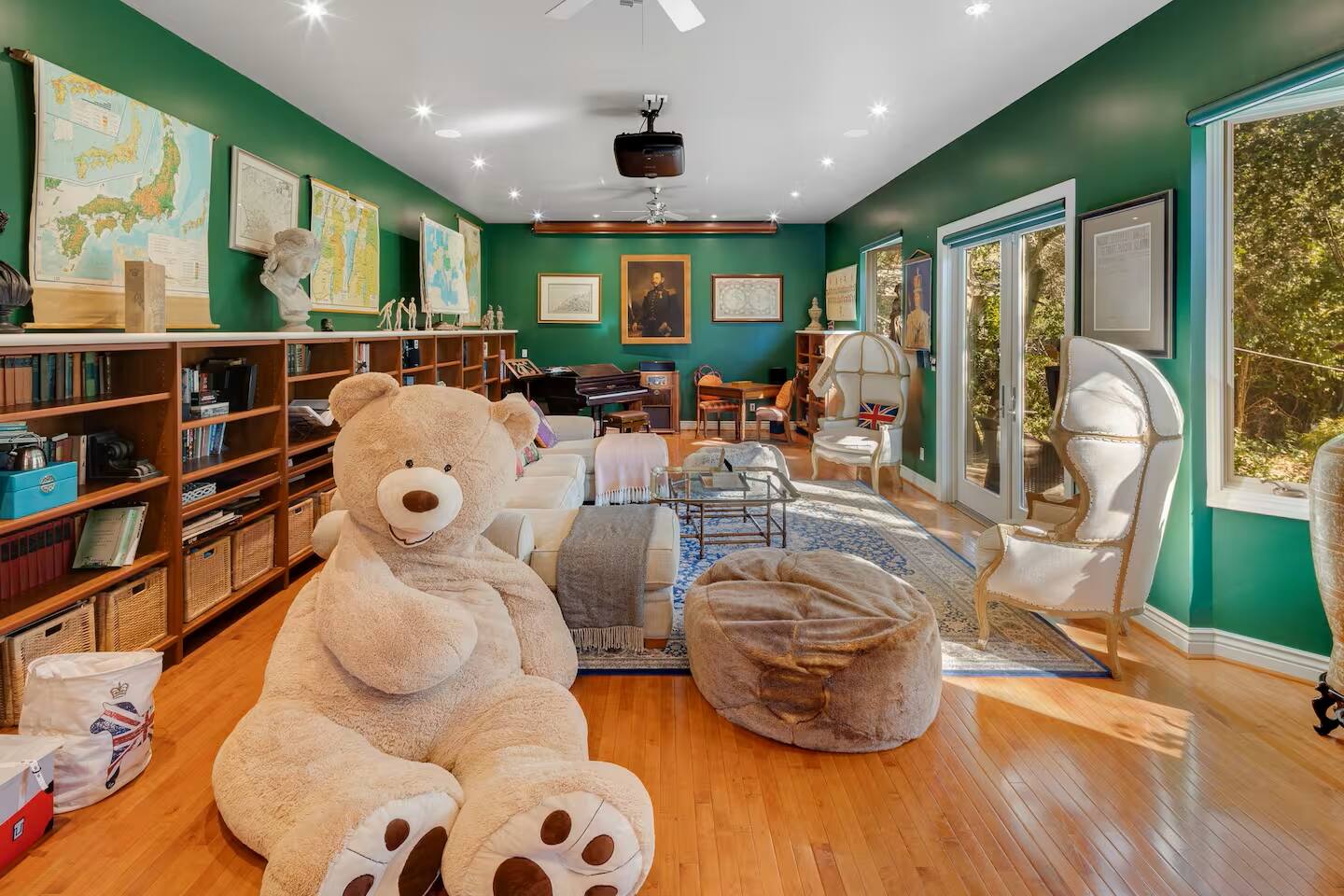 Curl up with a book, enjoy movie nights, or relax alongside the giant teddy. There are endless things to do for fun and relaxation!