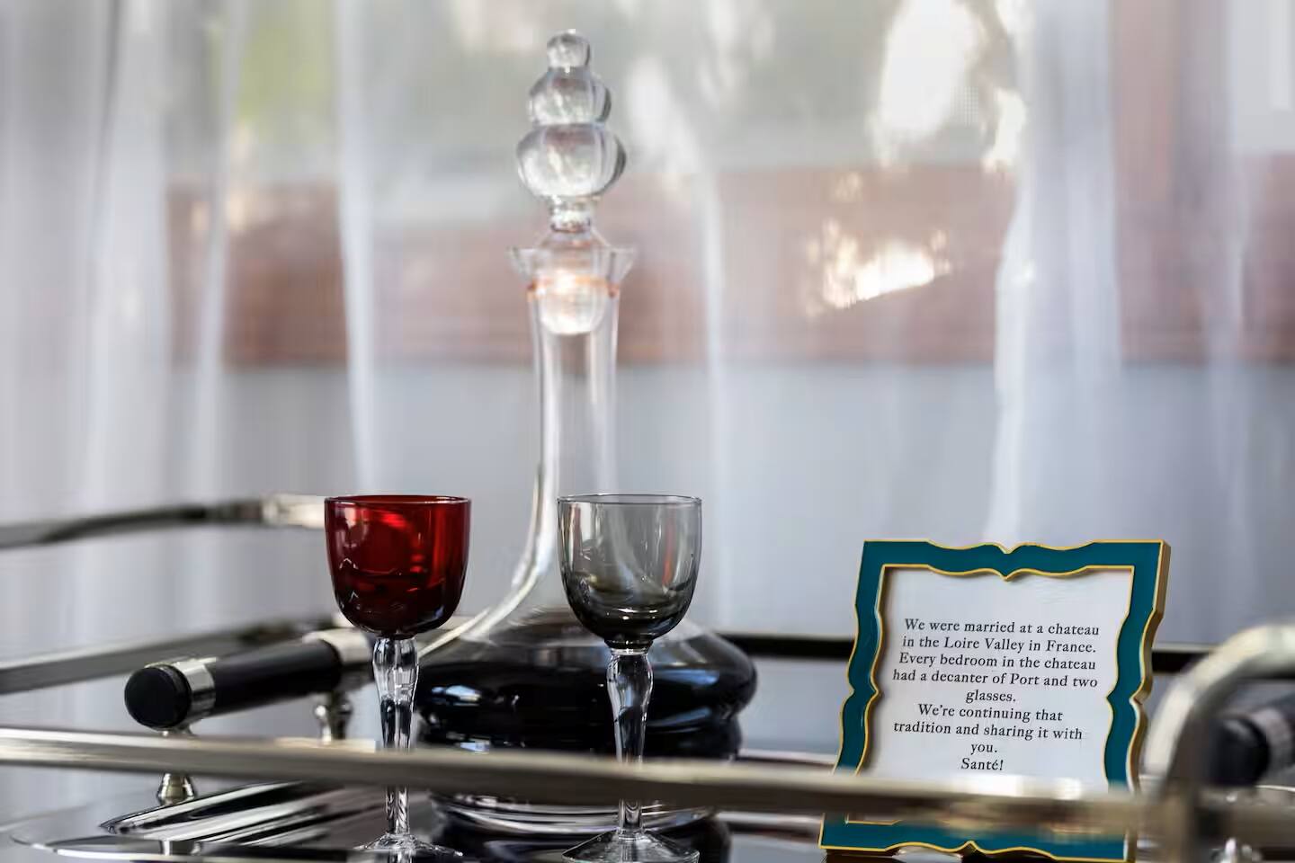 A refined touch—this elegant setup invites you to savor special moments in style.